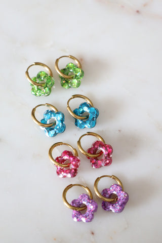 BOUCLES D'OREILLES • HIBISCUS •