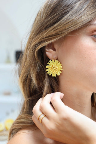 BOUCLE D'OREILLES • ORCHIDÉE SAUVAGE •