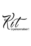 KIT DE FABRICATION • À PERSONNALISER •