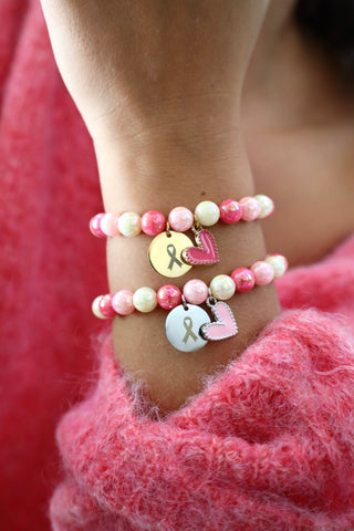 BRACELET • OCTOBRE ROSE •🎗