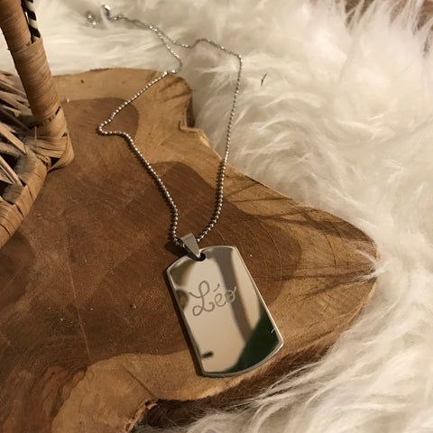 COLLIER À PERSONNALISER • JEEP • Homme