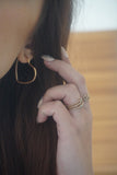 BOUCLES D’OREILLES • DOUCEUR • Plaqué or