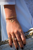 BRACELET • NASSE • Plaqué or & Argent 925