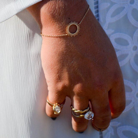 BRACELET • NASSE • Plaqué or & Argent 925