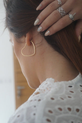 BOUCLES D’OREILLES • DOUCEUR • Plaqué or