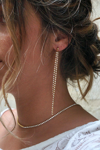 BOUCLES D'OREILLES • JASPE •