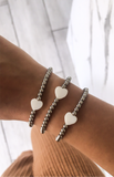 BRACELET • COEUR NACRÉ •